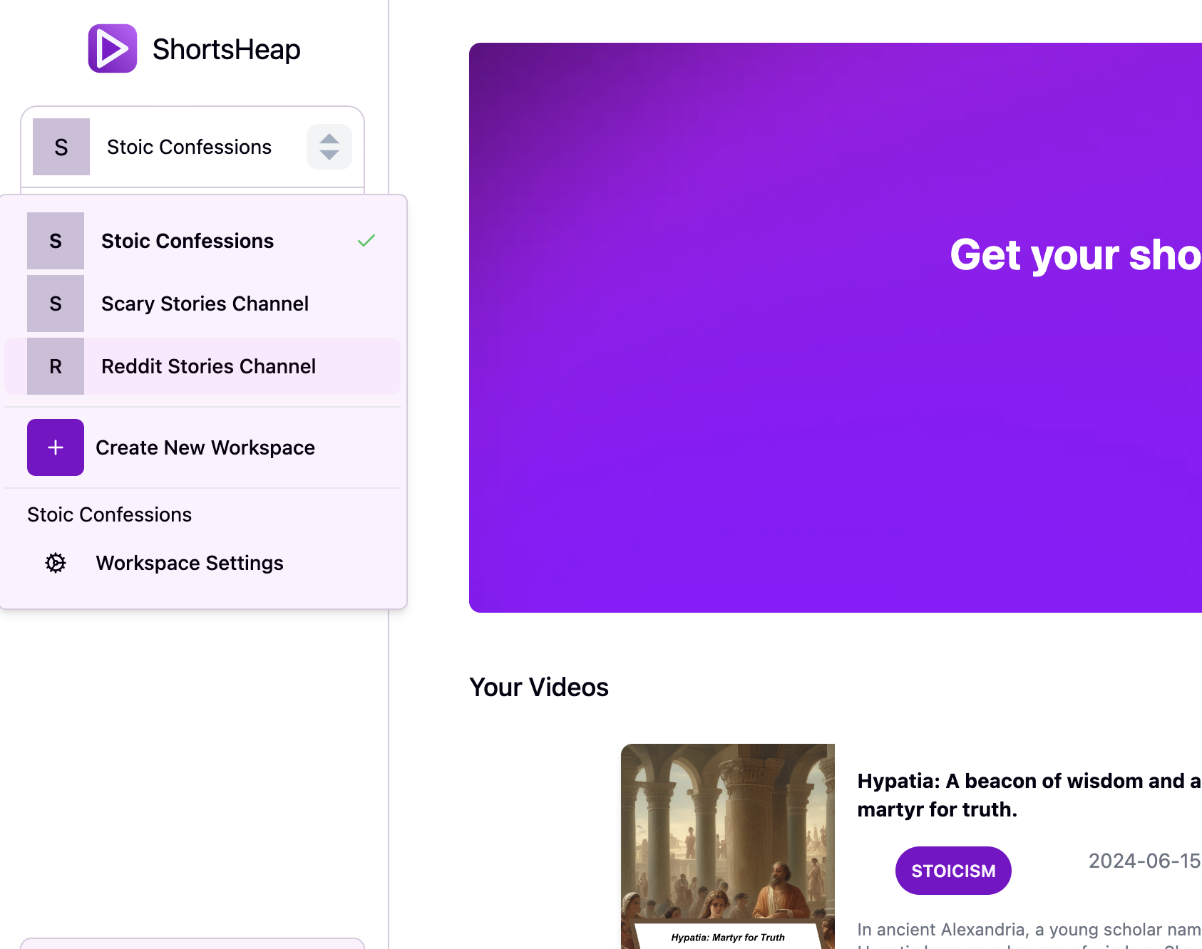 ShortsHeap AI Chatbot Platform